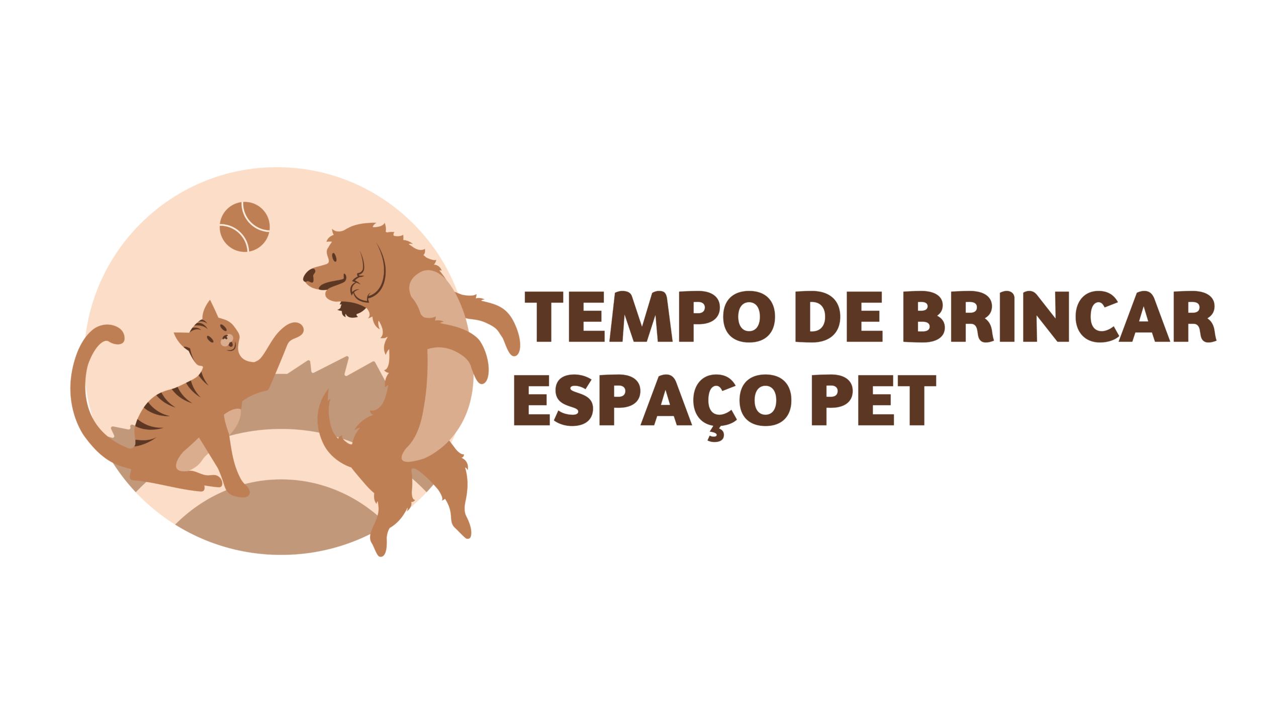 logo tempo de brincar espaço pet